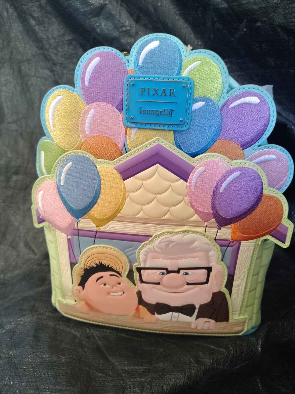 Loungefly PIXAR Up House & Balloons Crossbody Bag - Pastel Multicolor